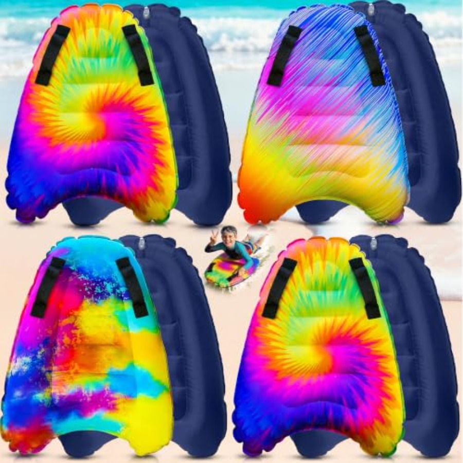 Bodyboard Boogie Board - 4 Pack Inflatable Surf Body Boards