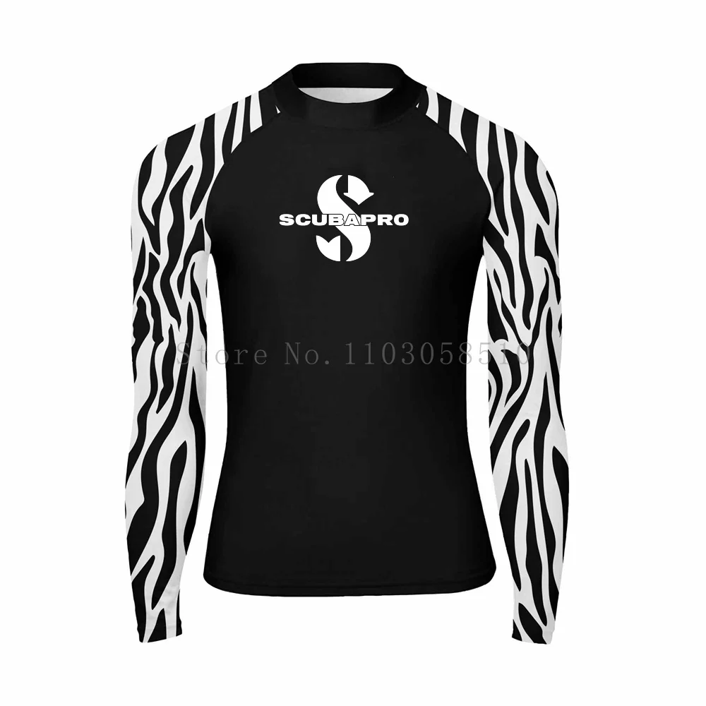 Aquatic Sports Performance - Men's Surfing Long Sleeve Shirts Rash