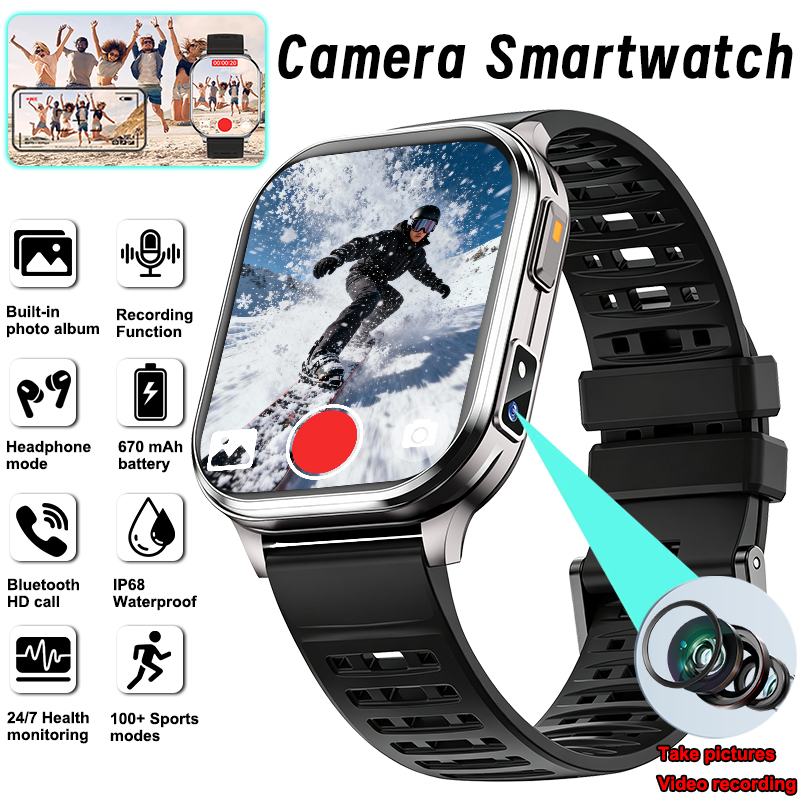 Aquatic Sports Performance - New Smart Watch With Camera Men
