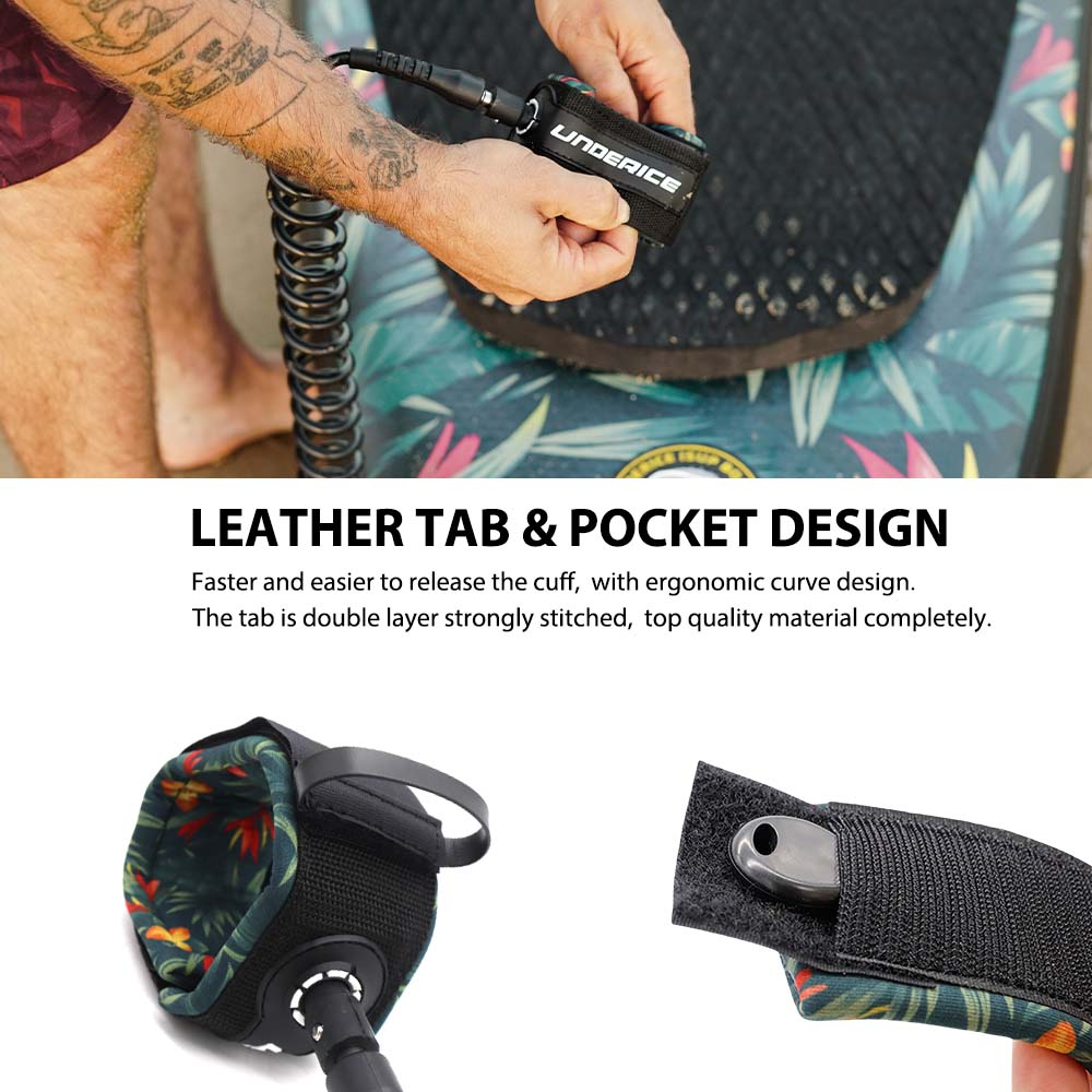 SUP Paddle Leash 7MM10FT Surfi - đánh giá và giá Surfboard Leash Ankle