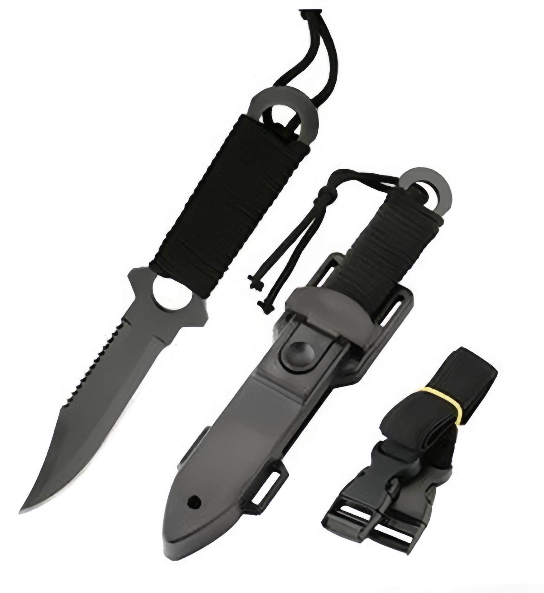 Outdoor High Hardness Multifun - đánh giá và giá Dive Knife Titanium