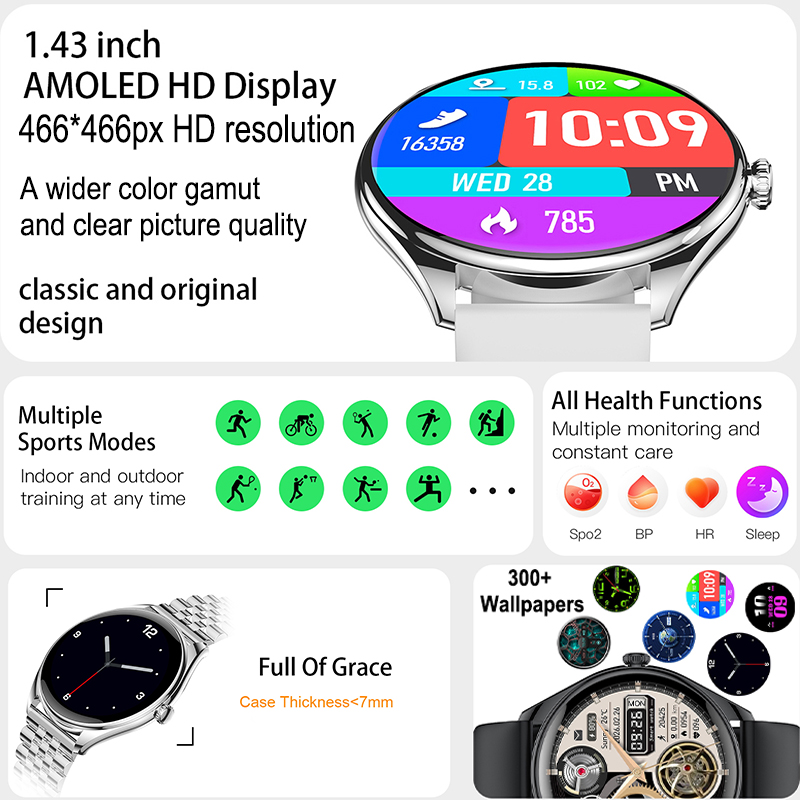 New Ultra Thin SmartWatch Men  - đánh giá và giá Aquatic Sports Performance