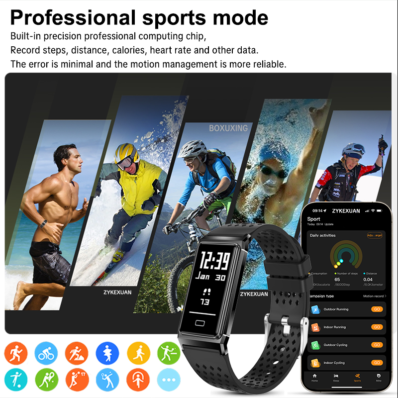 New Fitness Tracker Smart Brac - đánh giá và giá Aquatic Sports Performance
